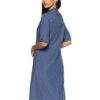 Aurelia Women's Cotton Kurta (19FEA10715-700033_Blue_Small) - Image 8