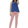 Vero Moda Women's Plain Loose fit Top (2039922004_Strong Blue Large) - Image 6
