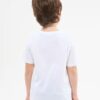 Double F Branded Cotton Bio wash Round Neck Half Sleeve Solid T-Shirt for Boys and Baby (5 Years-6 Years, White) - Image 6