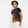 wear your mind Boy's Regular Fit T-Shirt Brown 7 Years-8 Years - Image 4