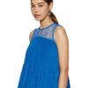 Vero Moda Women's Plain Loose fit Top (2039922004_Strong Blue Large) - Image 9