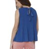 Vero Moda Women's Plain Loose fit Top (2039922004_Strong Blue Large) - Image 7