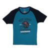 Van Heusen Boys T-Shirt - 100% Cotton - Smart Tech, Easy Stain Release, Anti Stat, Ultra Soft, Moisture Wicking_62004_Ocean Depths_5-6 Years - Image 2