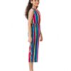 Uptownie Lite Girls Midi Keyhole Jumpsuit (Multicolor,7-8 Years) - Image 2