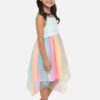 nauti nati Girl's Polyester Strapless Mini Casual Dress (NN312-612-7 Years_Multicolour - Image 3