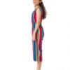 Uptownie Lite Girls Midi Keyhole Jumpsuit (Multicolor,7-8 Years) - Image 7