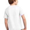 WearIndia Graphic Regular Fit Plain/Solid T Shirt for Boys_White - Image 4