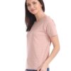 US Polo Association Women's Regular fit T-Shirt (UWTS0970_Cameo Brown_Small Hs S) - Image 4