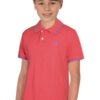 Allen Solly Junior Boy's Plain Regular fit Polo (ABTS31901820_Coral with Royal Blue 7-8 Years) - Image 4