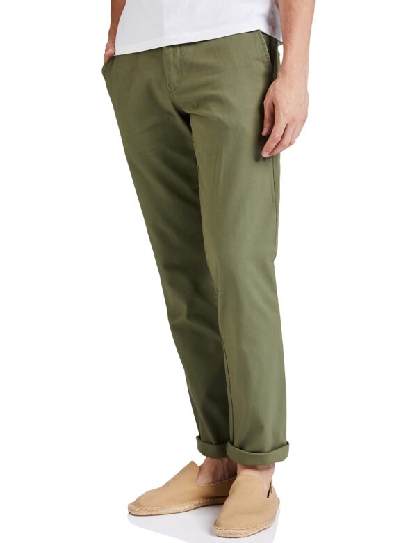 Amazon Brand - Symbol Men's Slim Fit Chinos (AW-SY-MCT-1144_Light Olive_34W x 31L)