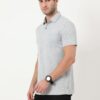 ECOLINE Clothing Mens Cotton Solid Polo Neck Half Sleeve Pocket T-Shirt (Grey, XL) - Image 6