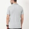 ECOLINE Clothing Mens Cotton Solid Polo Neck Half Sleeve Pocket T-Shirt (Grey, XL) - Image 5