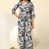 Fashion Dream Girl's Ankle Length All-Over Printed Jumpsuit|Jump Suit for Girls|Jumpsuits|Printed Jumpsuit|Jumpsuit(FDGJMP00113 BLK 28_Black_7-8Yrs) - Image 3