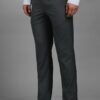 Louis Philippe Men's Slim Pants (LPTFMSLBL92195_Charcoal - Image 5