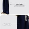 GRECIILOOKS Track Pant for Men | Trouser Pant for Men | Baggy Pant for Men Loose Fit | Cargo Pant for Men | Track Pant Men | Men Stylish Track Pant (in, Alpha, M, Regular, Blue) - Image 7