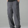 TAGAS Men Cargo Pants || Trousers Casual Pant || Cargo Pant || Pant || Track Pant for Man ||Men Cargo Pants Cotton||(MC-9) Grey - Image 4