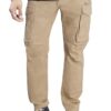 DIVISIVE Men's Cotton Cargo Pants (DCR194_30_Camel) - Image 7