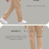 GRECIILOOKS Regular Fit Cotton Trousers Baggy Mid Rise Pants Cargos for Men (GL-TP-1049_Brown_L) - Image 5