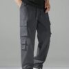 TAGAS Men Cargo Pants || Trousers Casual Pant || Cargo Pant || Pant || Track Pant for Man ||Men Cargo Pants Cotton||(MC-9) Grey - Image 5