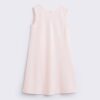 Hopscotch Girls Embellished Print Sleeveless Peach Party Dresses (HPL-4820922) - Image 3
