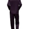 Bella Babe by SK Luxury Night Suit Set for Couples (Men M Women XS, Purple) - Image 4
