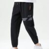 Lymio Track Pant for Men || Track Pants || Plain Track Pant (TP-57-Black-M) - Image 6