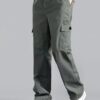 Lymio Men Cargo || Men Cargo Pants || Men Cargo Pants Cotton || Cargos for Men (Cargo-119-Green-M) - Image 7