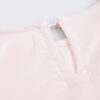 Hopscotch Girls Embellished Print Sleeveless Peach Party Dresses (HPL-4820922) - Image 2