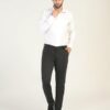 TOPLOT Men's Regular Casual Pants (Formal-Pant-5207-Dark 36_Dark Grey - Image 3