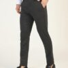 TOPLOT Men's Regular Casual Pants (Formal-Pant-5207-Dark 36_Dark Grey - Image 5
