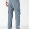 TAGDO Men's Straight Casual Pants (Cargo-2030-Silver-30_Silver - Image 4