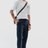 Snitch Mens Navy Multi Pocket Drawstring Cotton Blend Full Length Light Weight Breathable Relaxed Fit Cargo Pants - Image 5