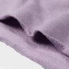 VYBN Women's Cotton Oversized Crop T-Shirt | Ribbed Cuff Long-Sleeve Solid Short Top | Drop Shoulder Loose Fit Crop Top | Casual, Soft Breathable Fabric | Solid Color and Boho Style (Pastel Lilac_XS) - Image 3