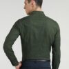 Van Heusen Cotton Men's Slim Fit Shirt (VHSFRSLBJ01503_Green 44) - Image 6