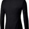 MUSTKEEM Men's Single Breasted Blazer, Polyester Viscose, Formal (in, Numeric, 38, Black) - Image 3