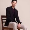 Arrow Men's Classic Casual Blazer (ARADOBZ0018_Maroon - Image 11