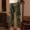 Lymio Casual Cotton Cargo Pant for Men || Mens Cargo Pants (Cargo 105-108) (in, Alpha, M, Regular, Green) - Image 6