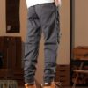 Lymio Casual Cotton Cargo Pant for Men || Mens Cargo Pants (Cargo 105-108) (in, Alpha, XL, Regular, Grey) - Image 5