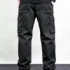 Lymio Reguler Fit Cotton Cargo Pants for Men (Cargo-47-Black-XL) - Image 6