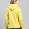 Monte Carlo Womens Yellow Printed Hooded Neck Full Sleeve Sweatshirt (224067661-1-42) - Image 5