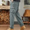 Lymio Cargo Pants for Men|| Cotton Cargo Pants for Men (Cargo-99-Grey-4XL) - Image 4