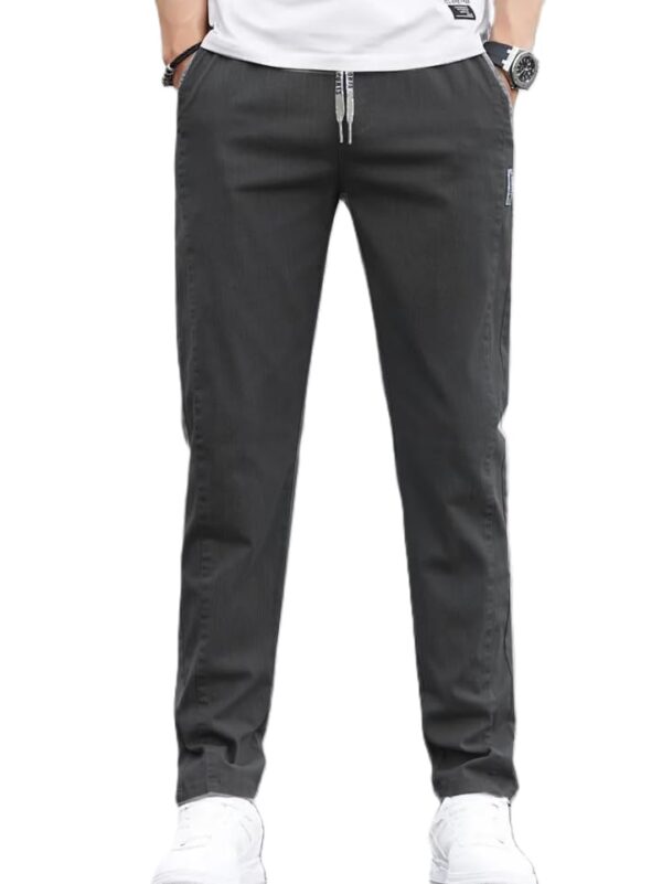 JVX Men Trouser || Man Trouser Pants || Casual Pant || Cotton Pant for Men (TROUSER-02) (in, Numeric, 34, Darkgray)