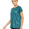 Clovia Women's Polyester Activewear Short Sleeve Sports T-Shirt (AT0124G08_Blue_XL) - Image 8