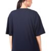 Pack of 2 Women's Printed Drop Shoulder Half Sleeve Loose Fit Oversized T-Shirt Casual T-Shirt for Womens and Girls (in, Alpha, M, Regular, Mustard-Navy) - Image 2