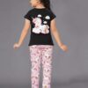 BLOEM Girls Cotton Animal Print Nightsuit | Top & Pyjama Set for Girls | Soft & Breathable Sleepwear Set (White, 7-8 Years) - Image 5
