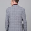Cantabil Checkered Blue Full Sleeves Notch Lapel Formal Blazer for Men | Formal Blazer for Men | Men Blazer for Formal (MBZF00165_Blue_38) - Image 6
