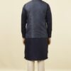 Manyavar Men's Nehru Jacket (JAC246-326_Blue_L) - Image 6