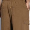 Urbano Plus Men's Brown Loose Baggy Fit Cargo Jogger Chino Pant with 6 Pockets Stretchable (pluschicargolospullp-08-brown-36) - Image 2