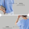 GRECIILOOKS Women Regular Fit Tops | Tops for Women | Tops for Jeans for Women | Korean Tops for Women | Tops for Women | Western Tops for Women Stylish (in, Alpha, M, Regular, Blue) - Image 5