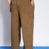 Urbano Plus Men's Brown Loose Baggy Fit Cargo Jogger Chino Pant with 6 Pockets Stretchable (pluschicargolospullp-08-brown-36) - Image 6